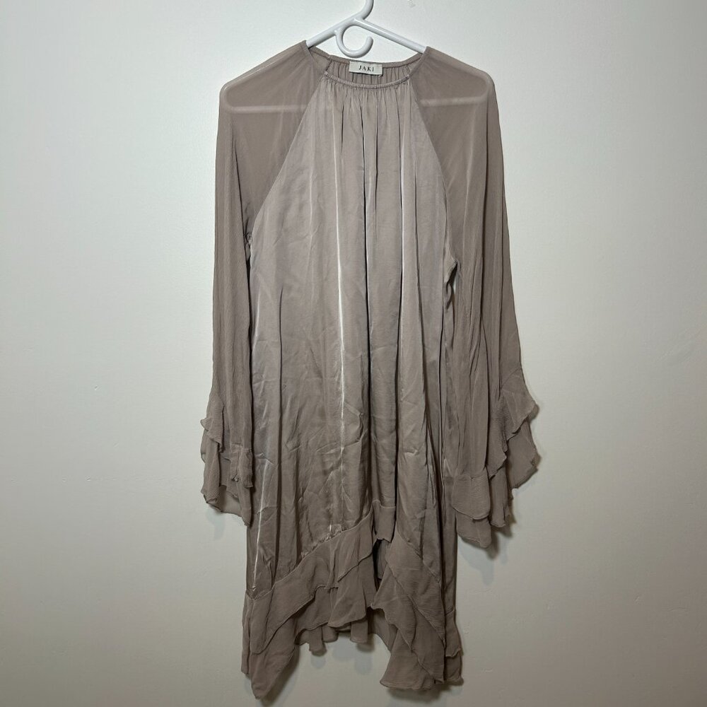 Jaki Estelle Ruffle Midi Dress Size XS - Picture 2 of 9